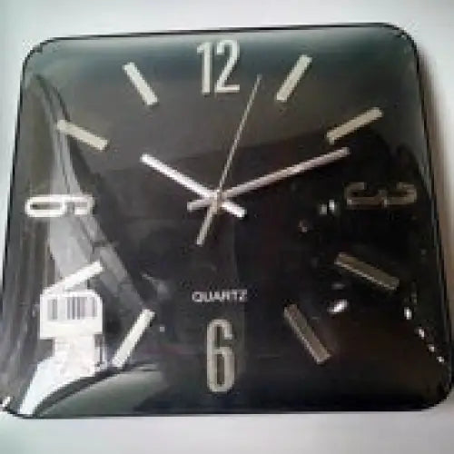 Black Wall Clock - simple
